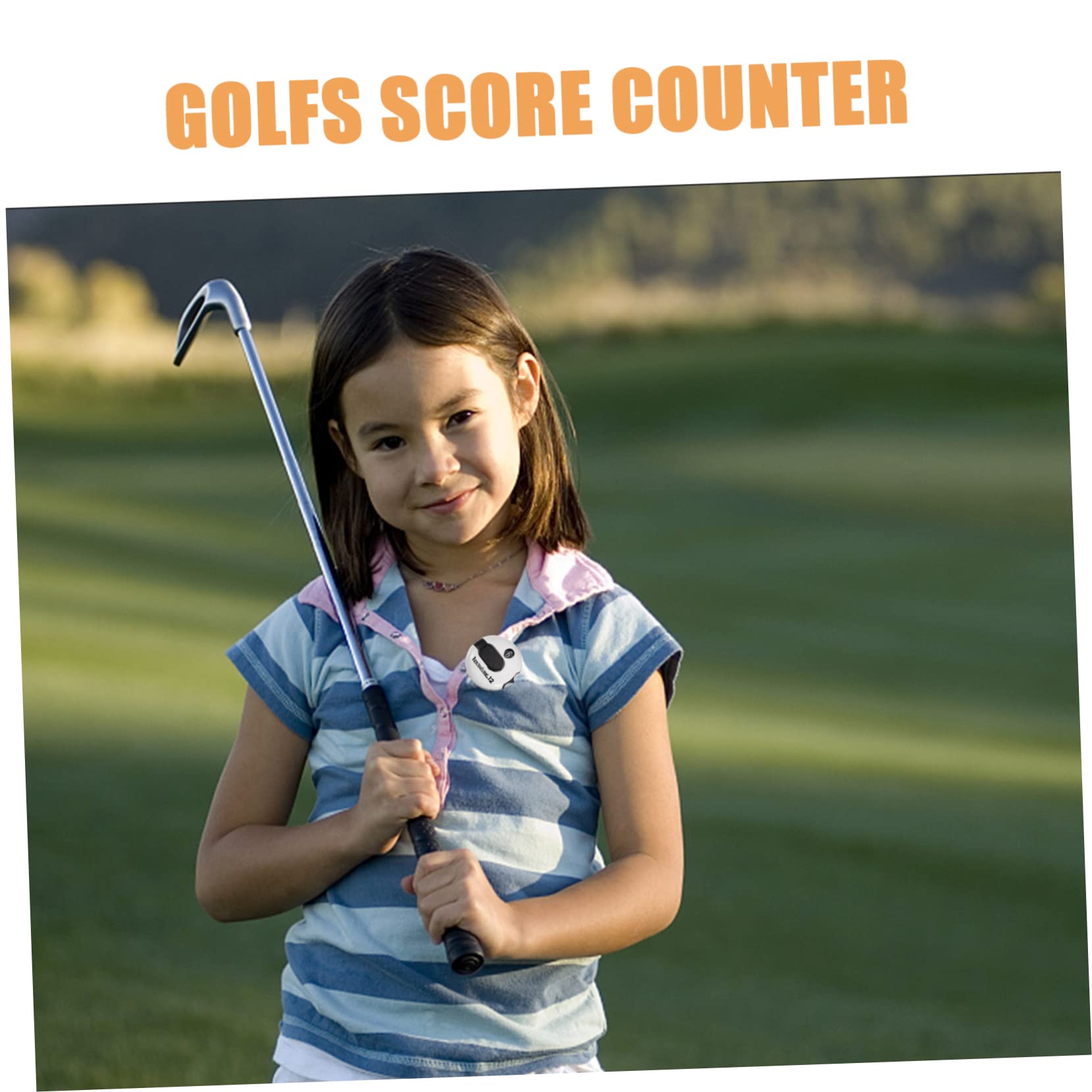 WOONEKY 5stücke Golf Score Counter Clip Tragbarer Golfs Zähler Für Präzise Und Putts Wiederverwendbar Batterien Leicht Und Praktisch Für Golfer Als