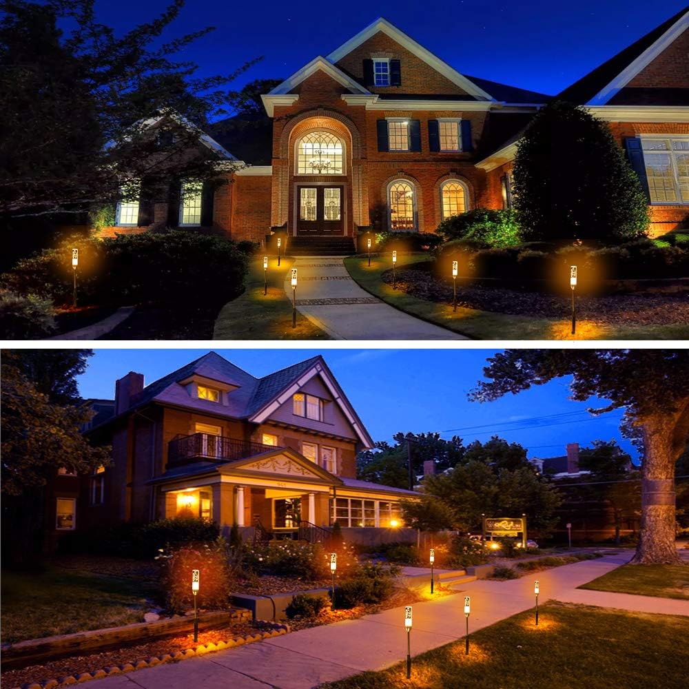 Best Deal Cheap 🛒 ALOVECO LED Path Lights Outdoor, 6-IN-1 Extendable LED Garden Pathway Lights Acrylic Bubble, IP67 Waterproof Low Voltage Landscape Lighting for Patio Lawn Yard Driveway Walkway Backyard, 360lm, 2700K