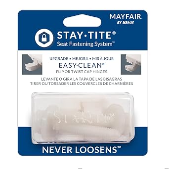 Mayfair StayTite Toilet Seat Fastening Hardware Upgrade Kit