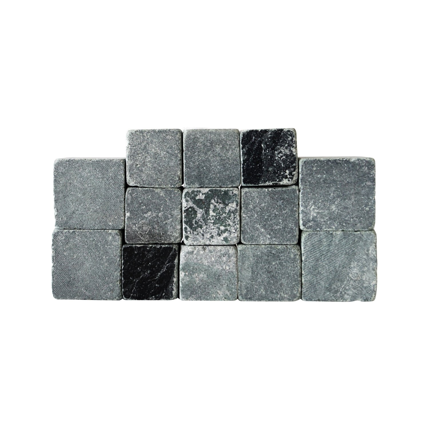 HomeWetBarSPARQ Whiskey Rocks (Set of 13-Mix), Stone, Soapstone, 10 x 4 x 15 cm