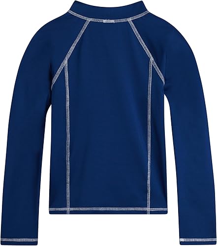 Miniatura 6 de Body Glove Camiseta de natación para niños, protección solar UPF 50+, secado rápido, manga larga, protección contra erupciones para niños, jóvenes