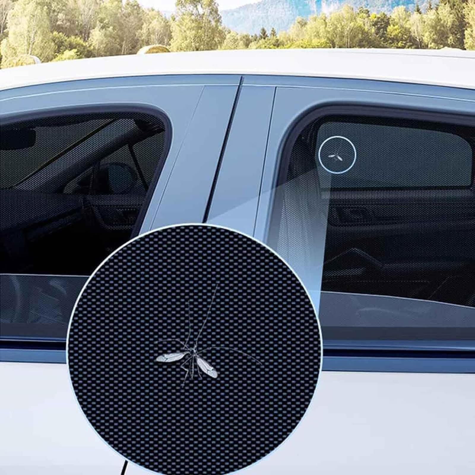 2 X Pare-soleils Voiture Pour Fenêtre Latérale Arrière - Auto