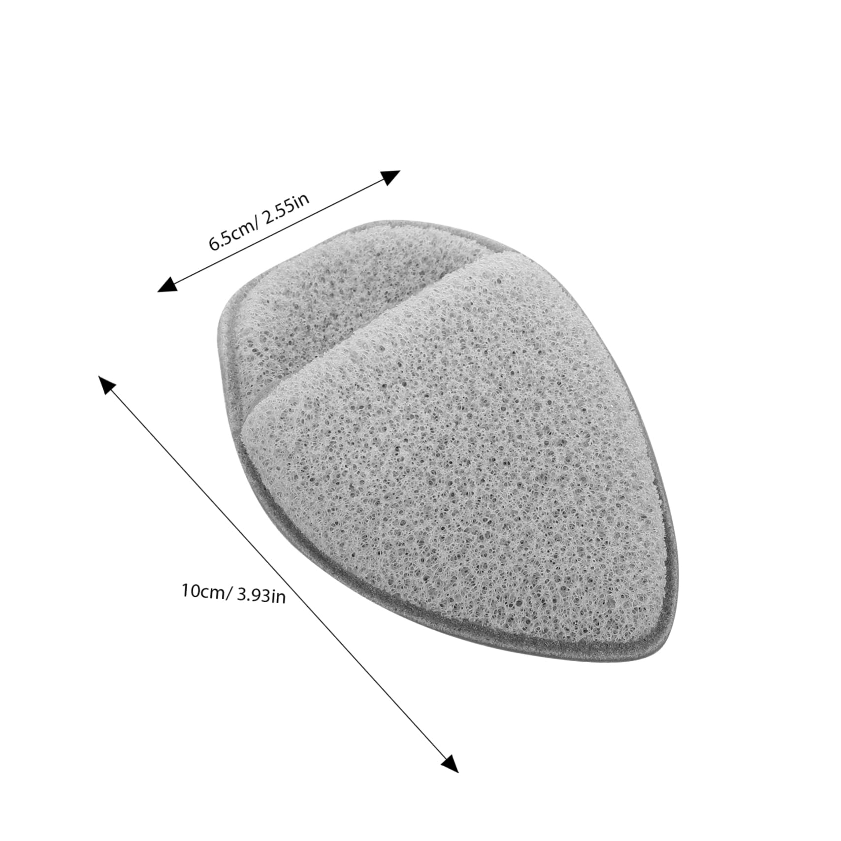 PartyKindom Face Washing Sponges Reusable Exfoliating Facial Scrubber with Pointed Tip for Deep Cleaning Convenient Handheld Design for Travel Face Wash Tool