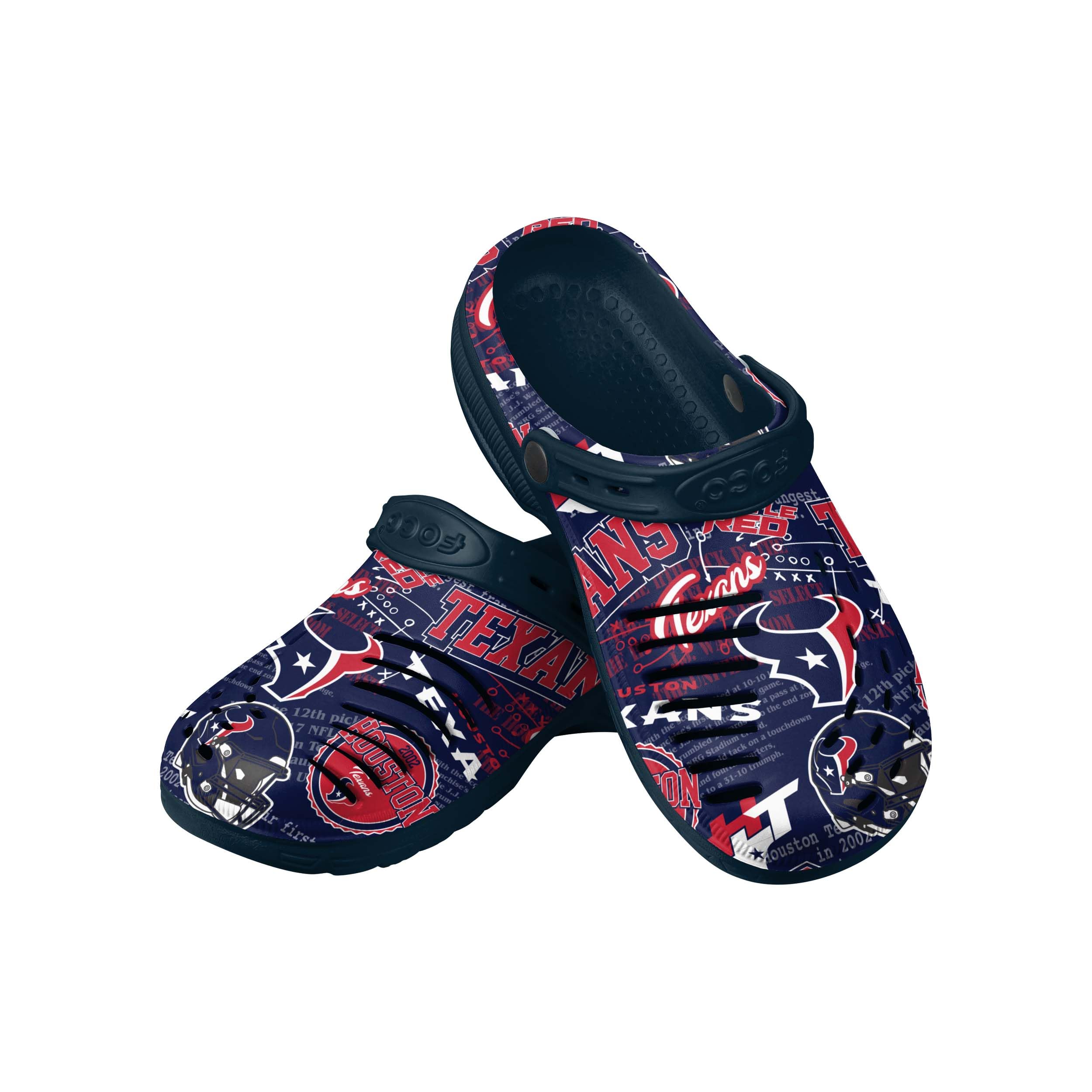 FOCO Arizona Cardinals NFL Mens Historic Print Clog with Strap
