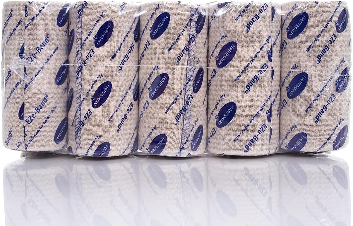 59140000 Bandage Eze-Band Elastic LF Velcro Reusable 4 x5-1/2yd 10 Per Box Part No. 59140000 by- Hartmann USA