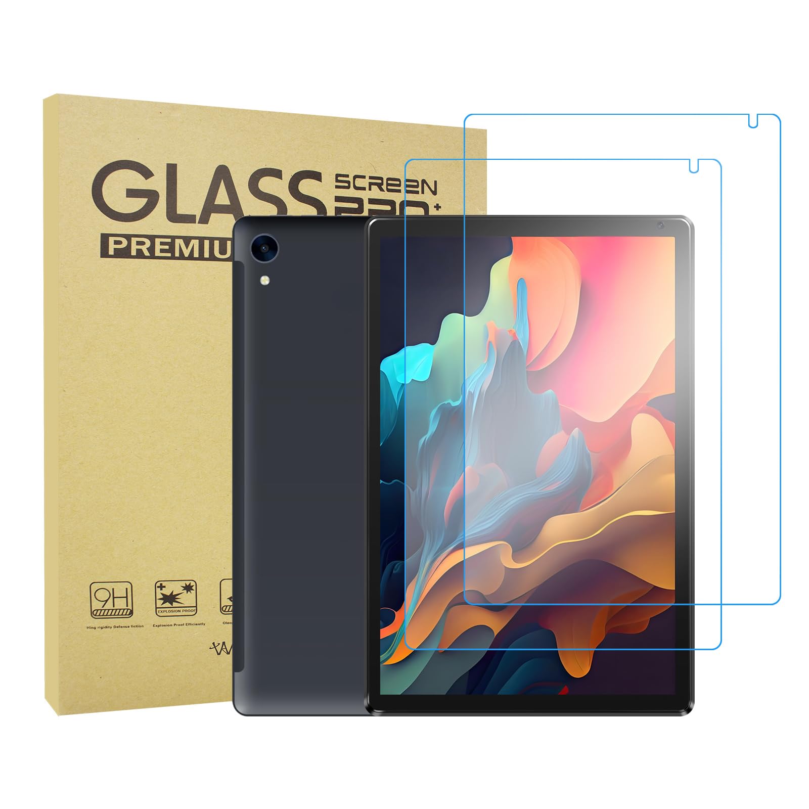 Transwon Tempered Glass Screen Protector packaging and product