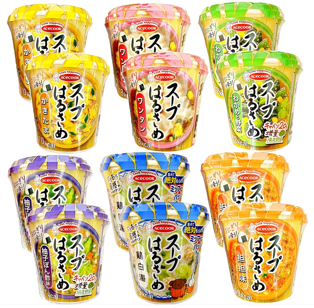 Amazon | エースコック スープはるさめ 6種 × 各2個 アソートセット