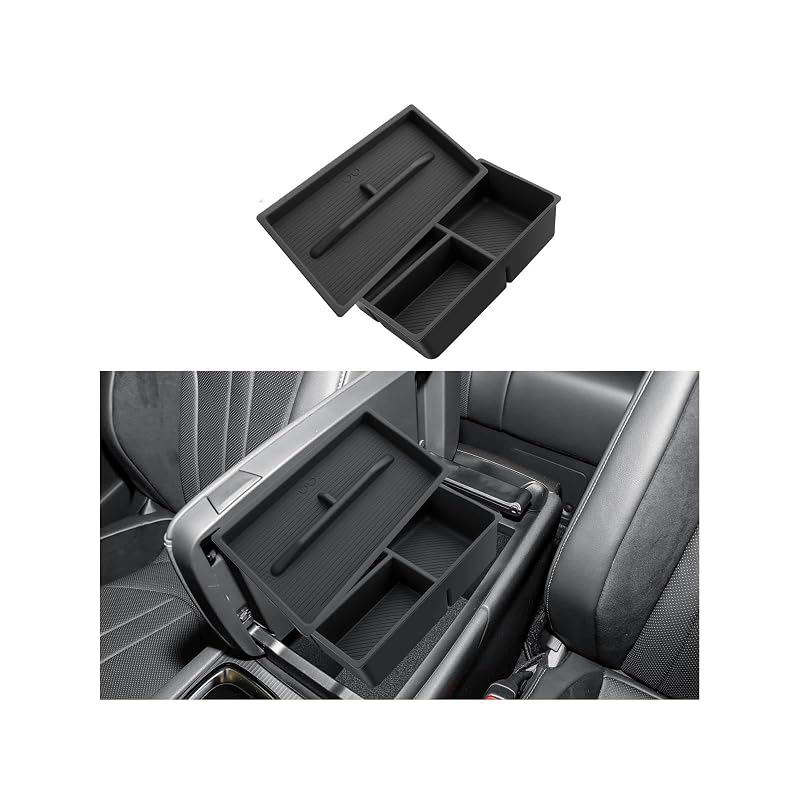 Organizador de Console Central em Silicone ECOZEN com 2 Camadas para Lexus RX 350, 350h, 450h+ e 500h 2023–2026