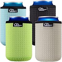 Vista 25 de WKieason Fundas aislantes estándar de 12 onzas, fundas aislantes para latas estándar, fundas para botellas de cerveza de 12 onzas, soporte