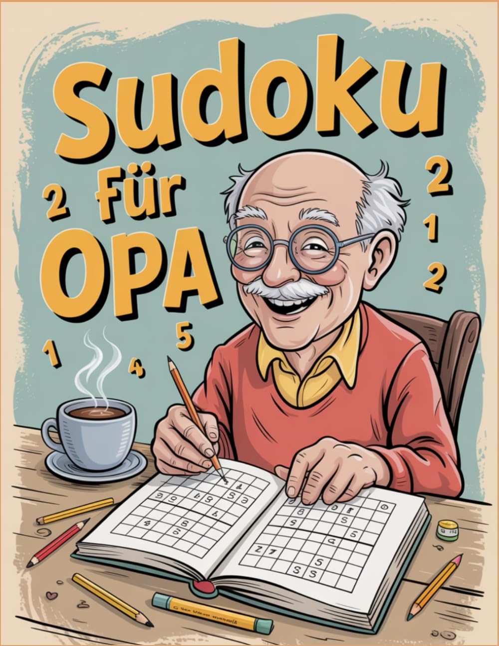 Sudoku für Opa: Große Schrift, klare Kästchen | 200 Rätsel zum Denken, Lösen und Genießen