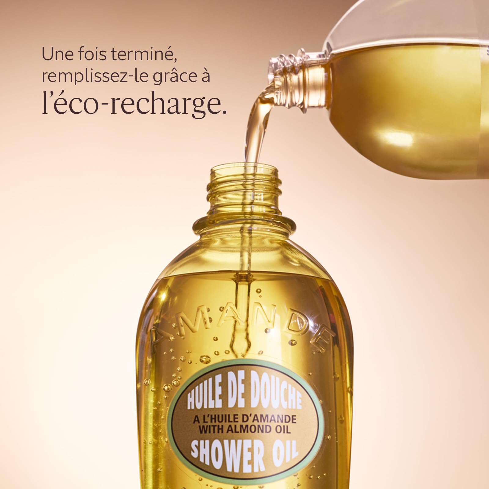 L'OCCITANE - Huile de Douche Amande - Fabriqué en France