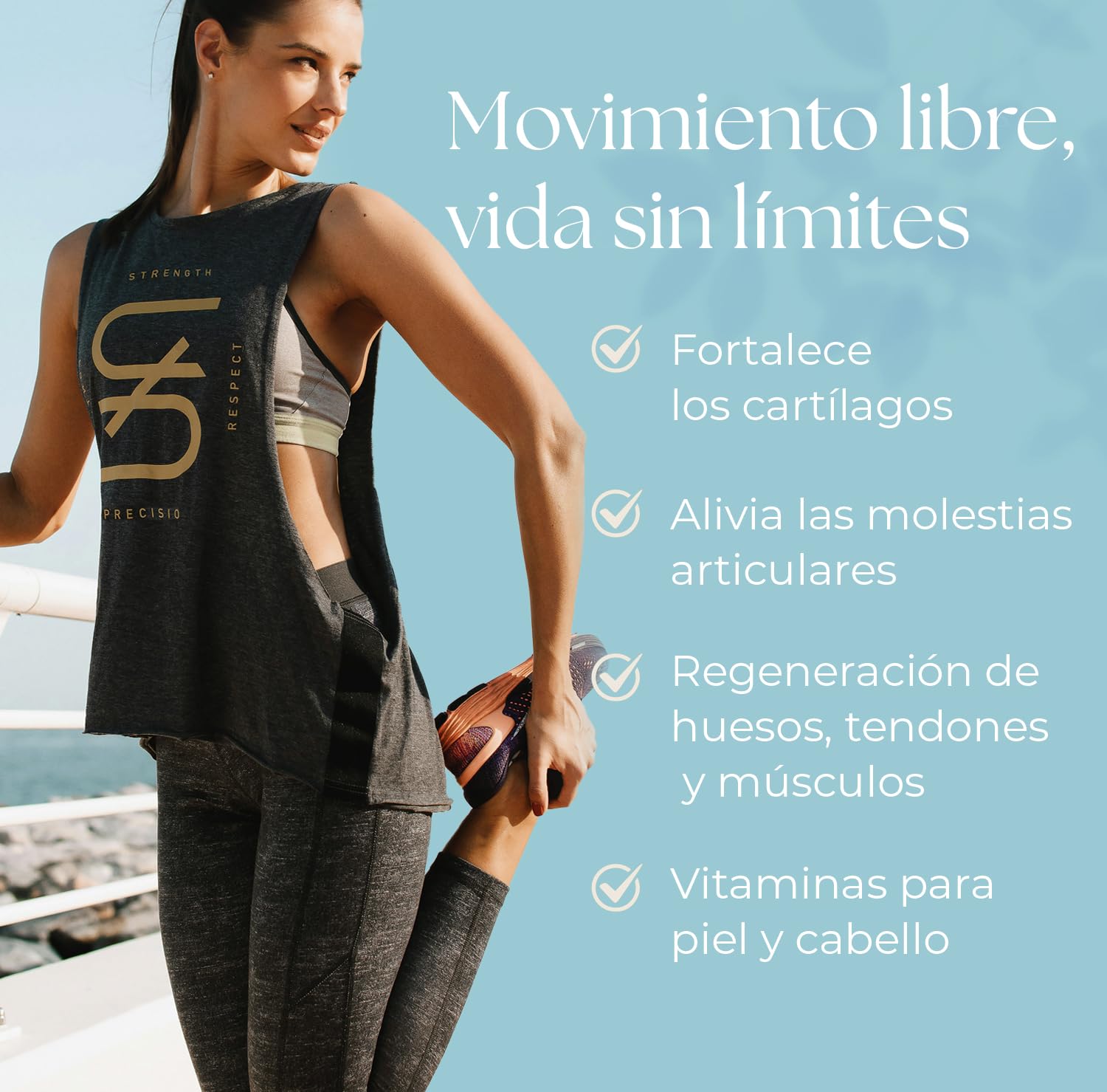Nature Essential | Colágeno en Polvo Hidrolizado | Pack 2 unidades | 390 g | Cazo dosificador en el interior | Cúrcuma y L-carnitina | Contribuye a las Articulaciones y Huesos | Confortflex