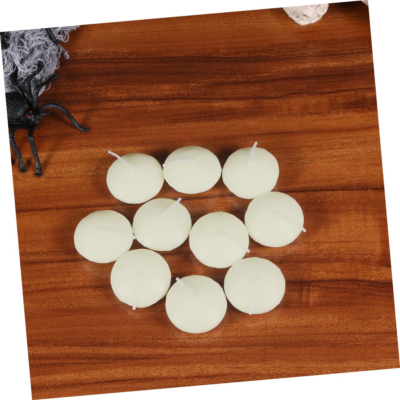 50piezas Velas Flotantes Decorativas Para Bodas y Eventos De Cera Duración De Horas Para Centros De Mesa y Ambientación Romántica