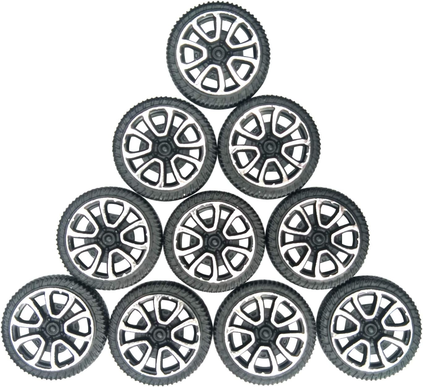 100 Plastic Car/Truck Model Wheels