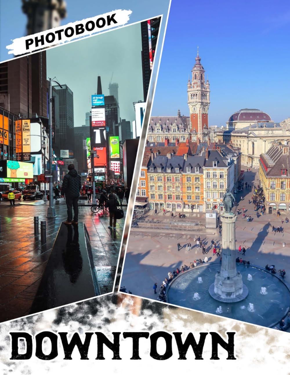 Downtown Photo Book: Urban Vibe Collection with 30 Captivating City Pictures Showcasing Bustling Streets And Vibrant Street Life