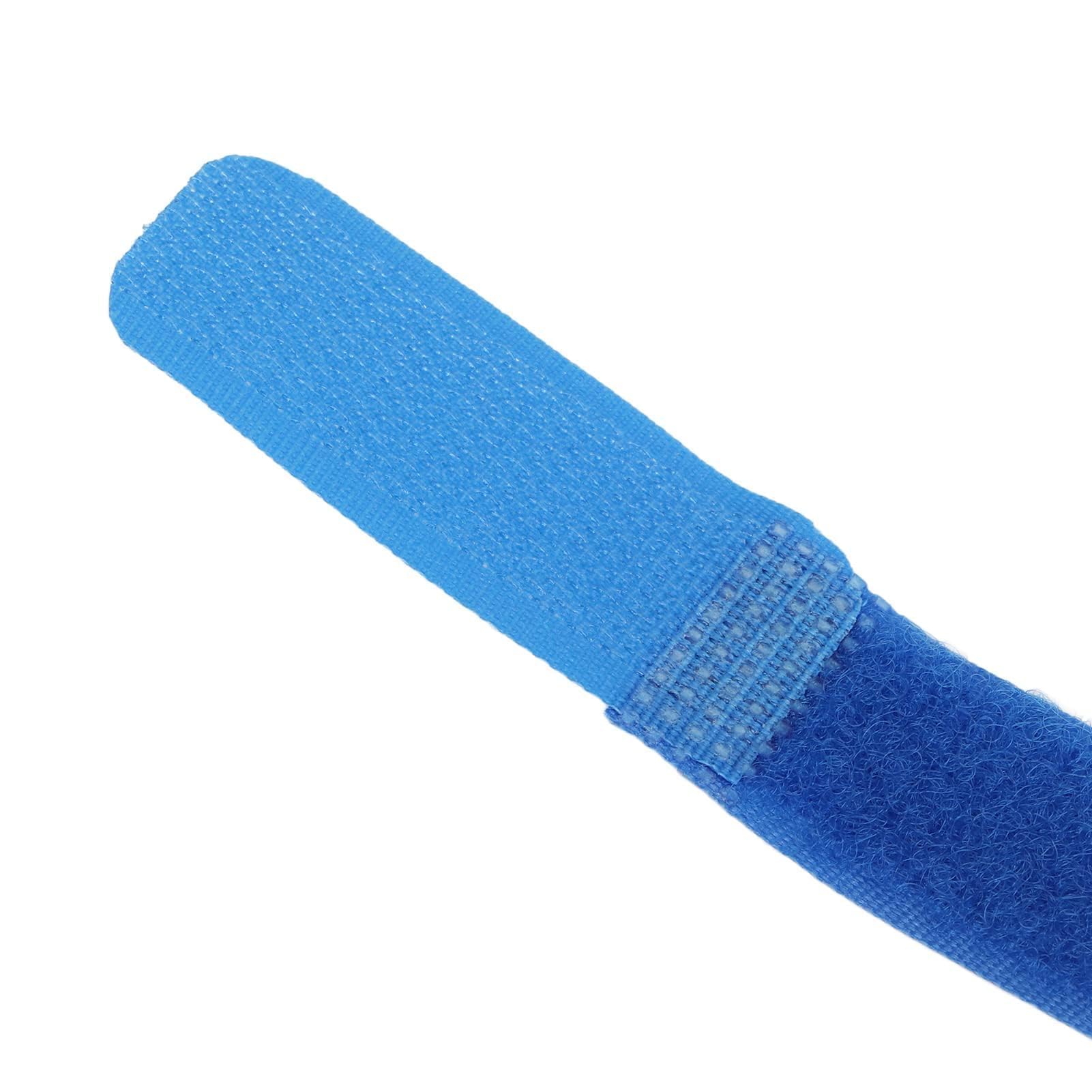 Agatige 10 Collier de Coq Réglable pour Poules, Anti-Crochets et Anti-Bruit, Bleu