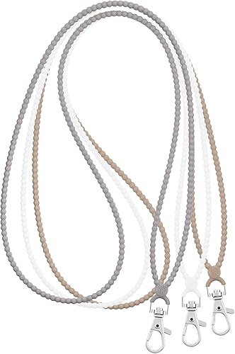 Miniatura 6 de Ryan & Rose Cutie Lanyard - Cordón de silicona para la escuela, el trabajo, insignias, llaves y más