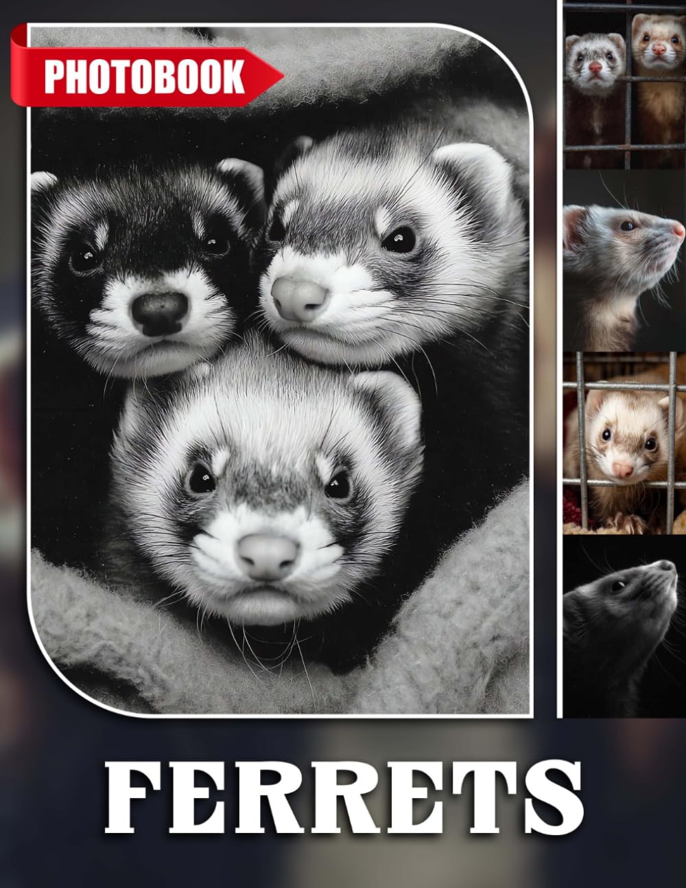 Ferrets Photo Book: Playful Mustelid Photography Capturing Curious Ferrets In Various Endearing Poses And Fun Activities | Ideal Gift For Animal Enthusiasts And Pet Owners