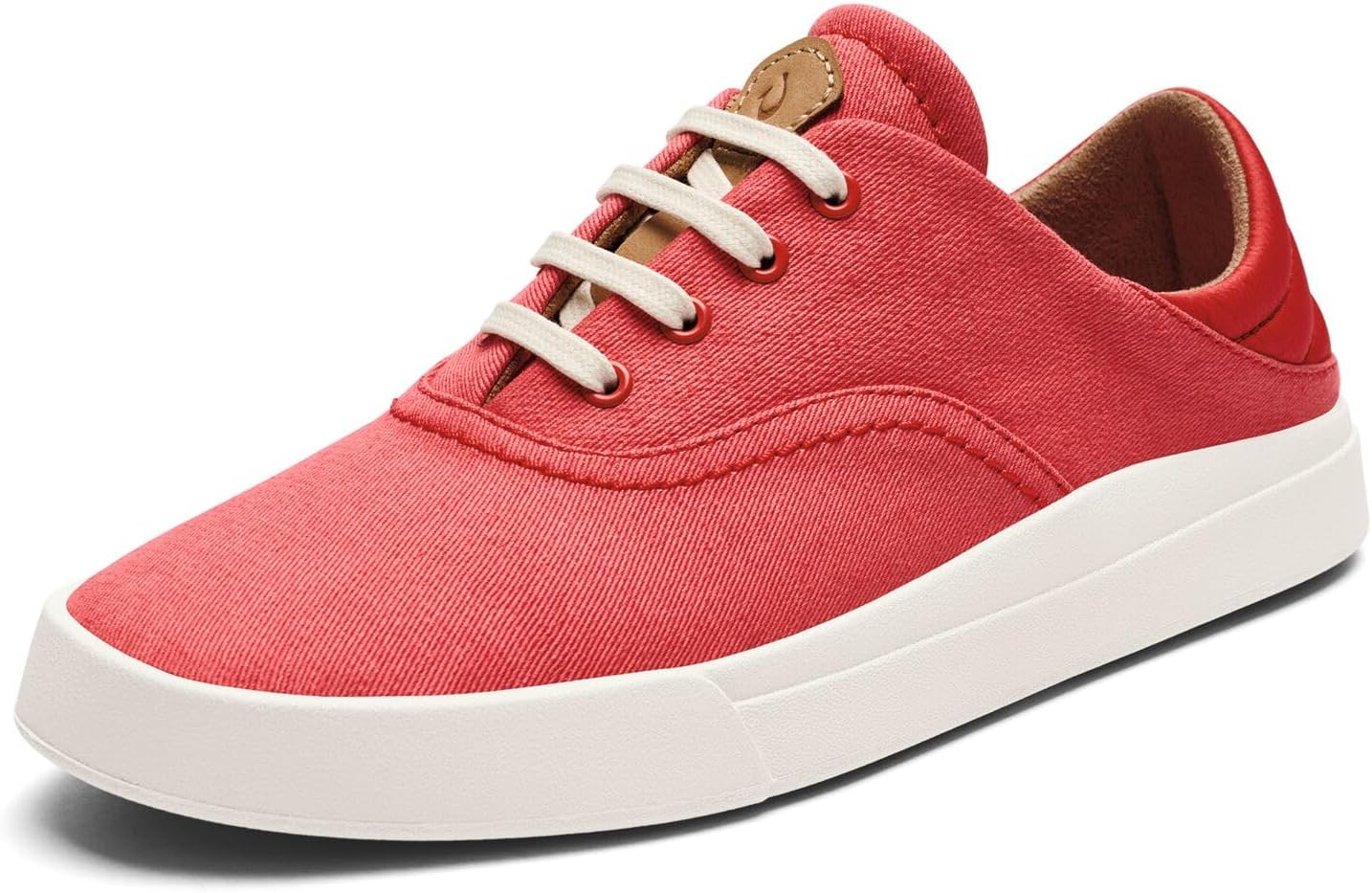 OLUKAI Kohu Women’s Everyday Sneaker, Lightweight Canvas & Classic Lace-Up Design, All-Day Comfort & Support