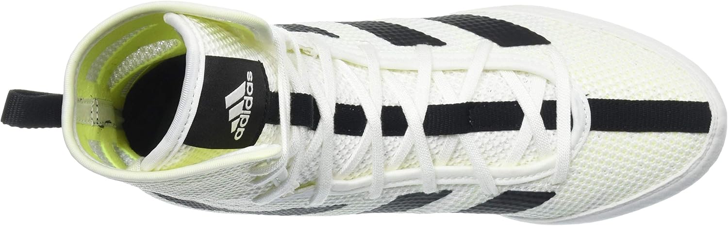 adidas Unisex-Adult Box Hog 3 Sneaker, FTWR White/core Black/FTWR White, 9.5 M US