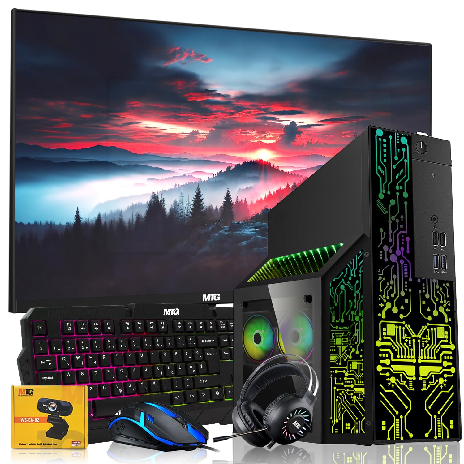 【新品】PC-VKL44XDGMB8MSEUZY Amazon.com: Cooler Master Sneaker X Gaming PC Desktop