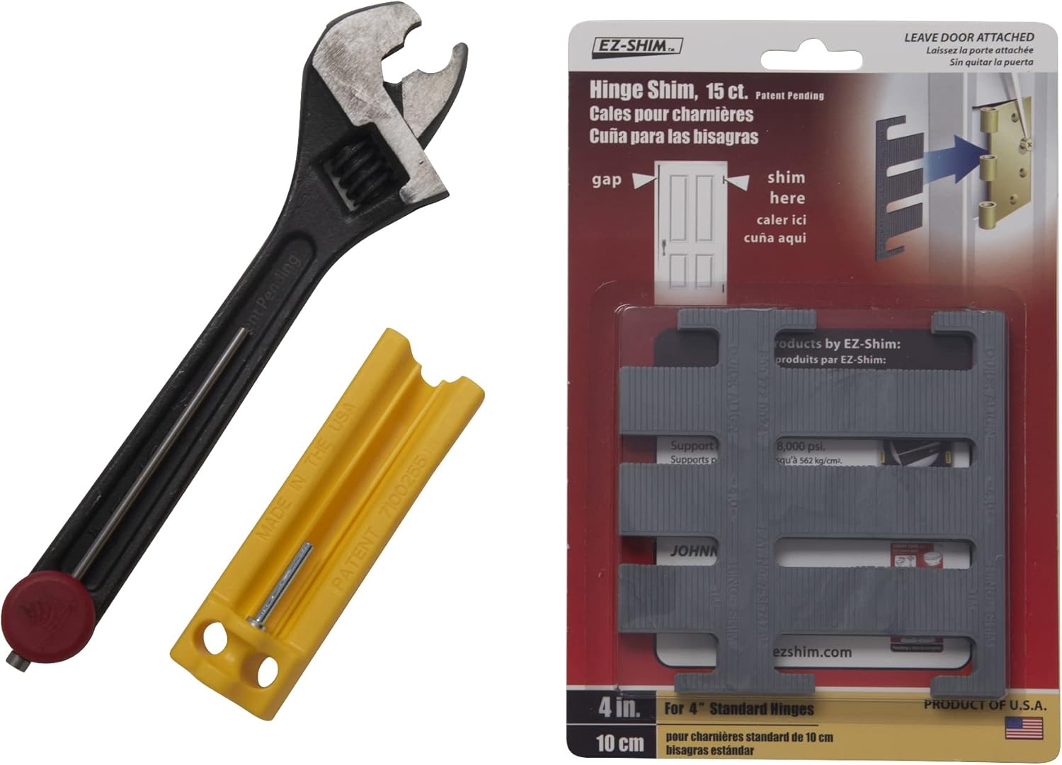 Door Straightener Kit Hinge Shim, Knuckle Bender, Hinge Pin Removal