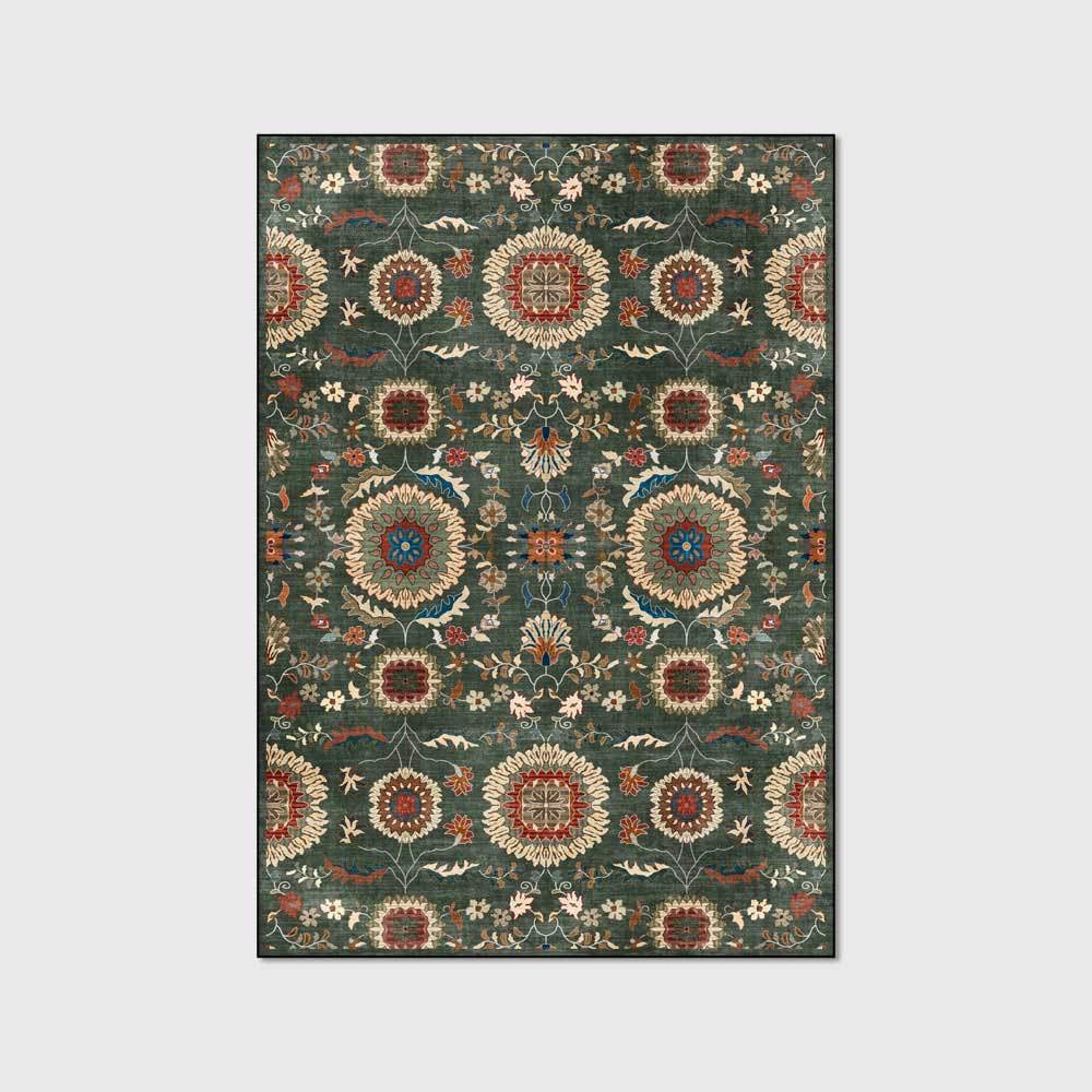 Długi dywan chodnik korytarze 80 x 160 cm retro ciemnozielone dywaniki kuchenne antypoślizgowa mata komfortowe maty uniwersalne maty podłogowe do łazienki lub stacji roboczych