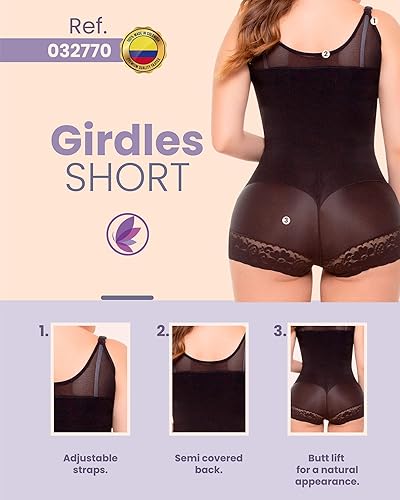 Miniatura 4 de Fajitex Fajas Colombianas Moldeadoras - Ropa de alta compresión para control de abdomen para mujer, fajas moldeadoras para control de abdomen