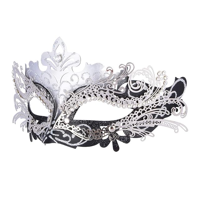 Mascara Antifaz Carnaval, Hoshin Mascaras Veneciana Mujer Ideal para Halloween Fantasma de la Ópera…