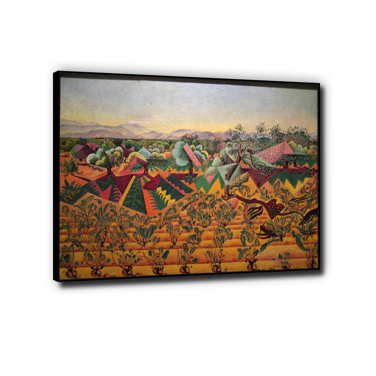 Phyrek123 Joan Miro oprawione wydruki winorośli i drzewa oliwne, obraz estragona na płótnie Joan Miro plakat słynna sztuka abstrakcyjna reprodukcje nowoczesnej sztuki ściennej do salonu 20 x 26 cm