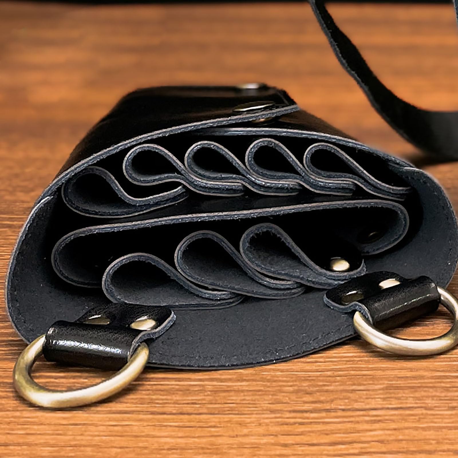 torba biodrowa dla stylistów fryzur, Noś sprzęt do włosów Przechowywanie w salonie Torba podróżna(Black)