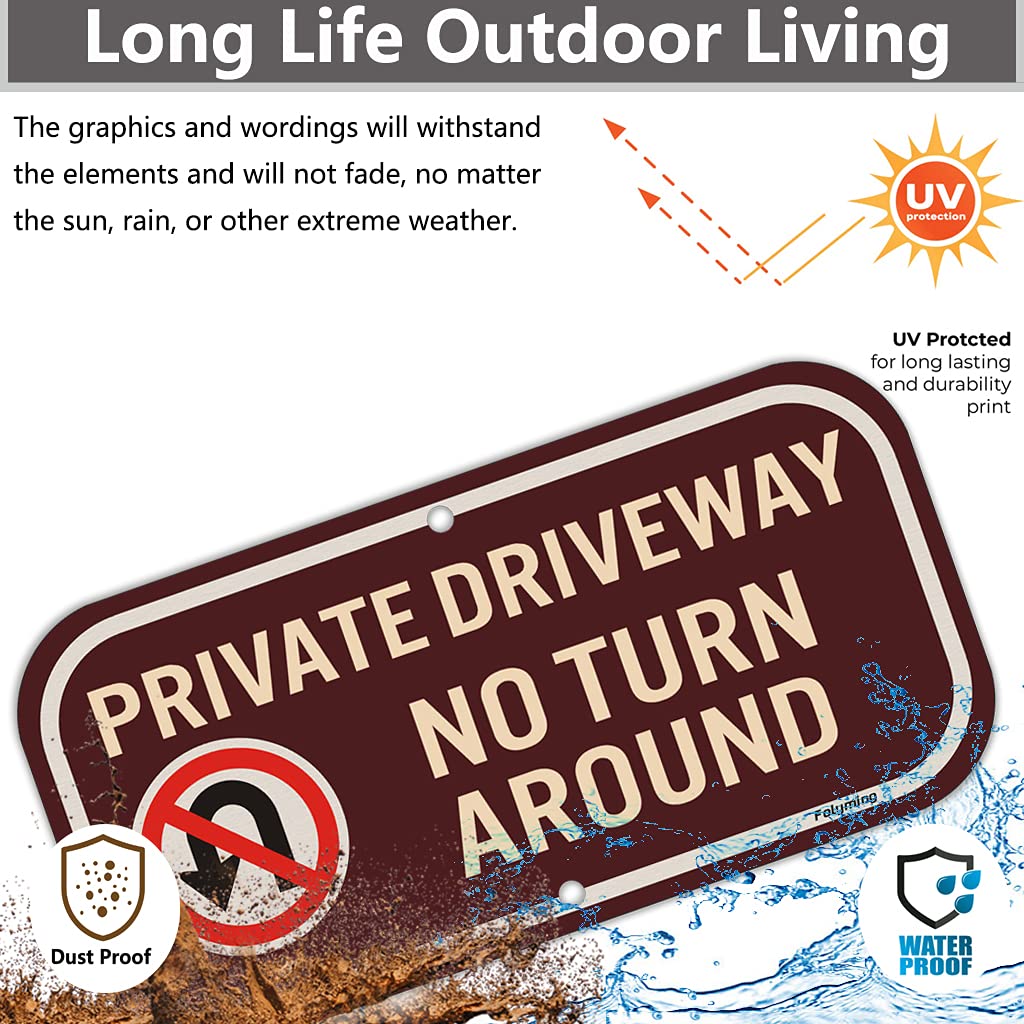 Panneau De Signalisation « French Private Road » Avec Piquet Pour Jardin, Cour, Maison, Entreprise – Aluminium Robuste, Résistant Aux Intempéries Et Antirouille, 12 X 15 Cm