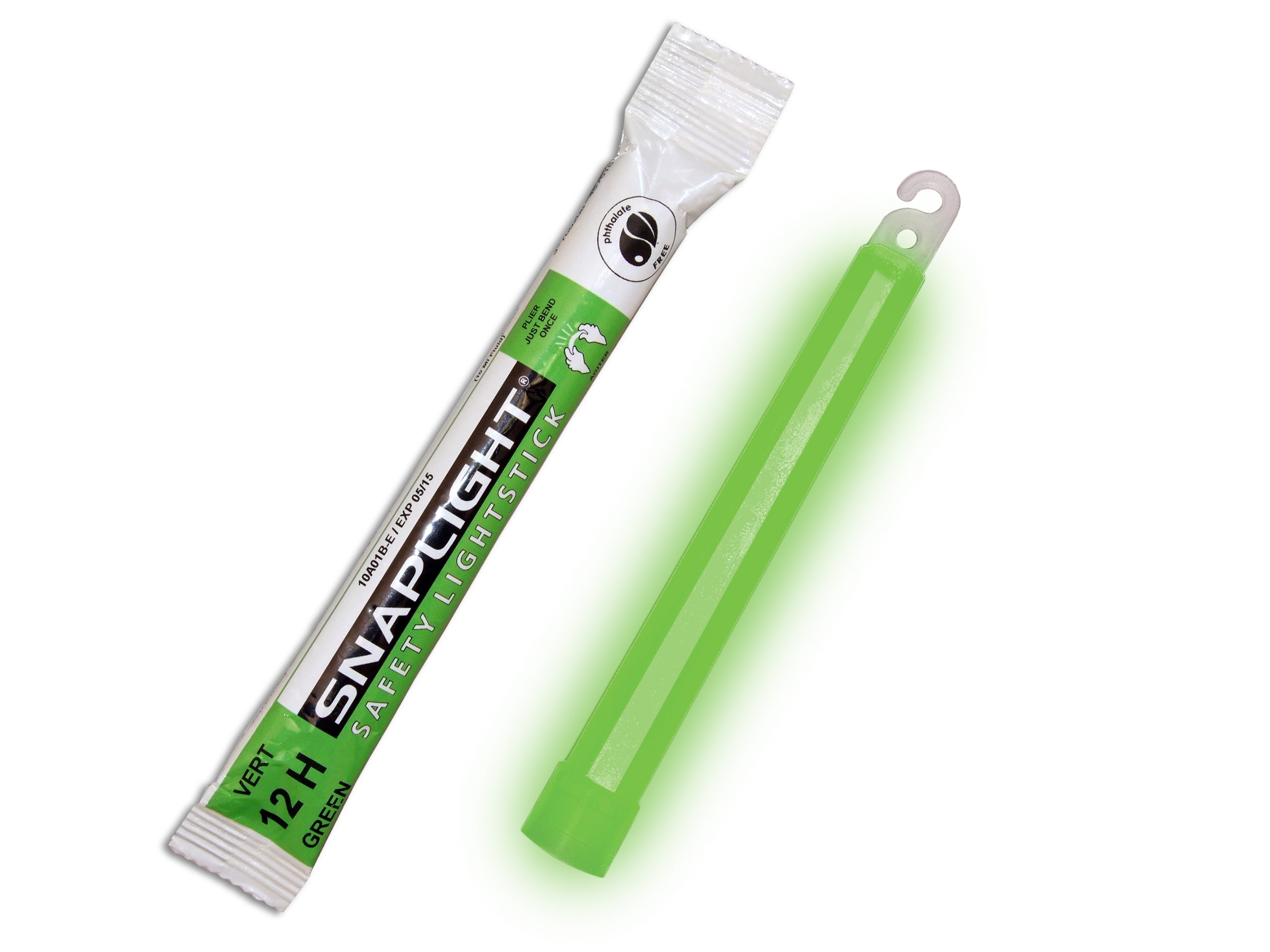 Cyalume Bastone Luminoso SnapLight Glow Stick - Confezione da 30 pezzi, 10 bianchi durata 8 ore + 10 rossi durata 12 ore + 10 verdi durata 12 ore, 15 cm