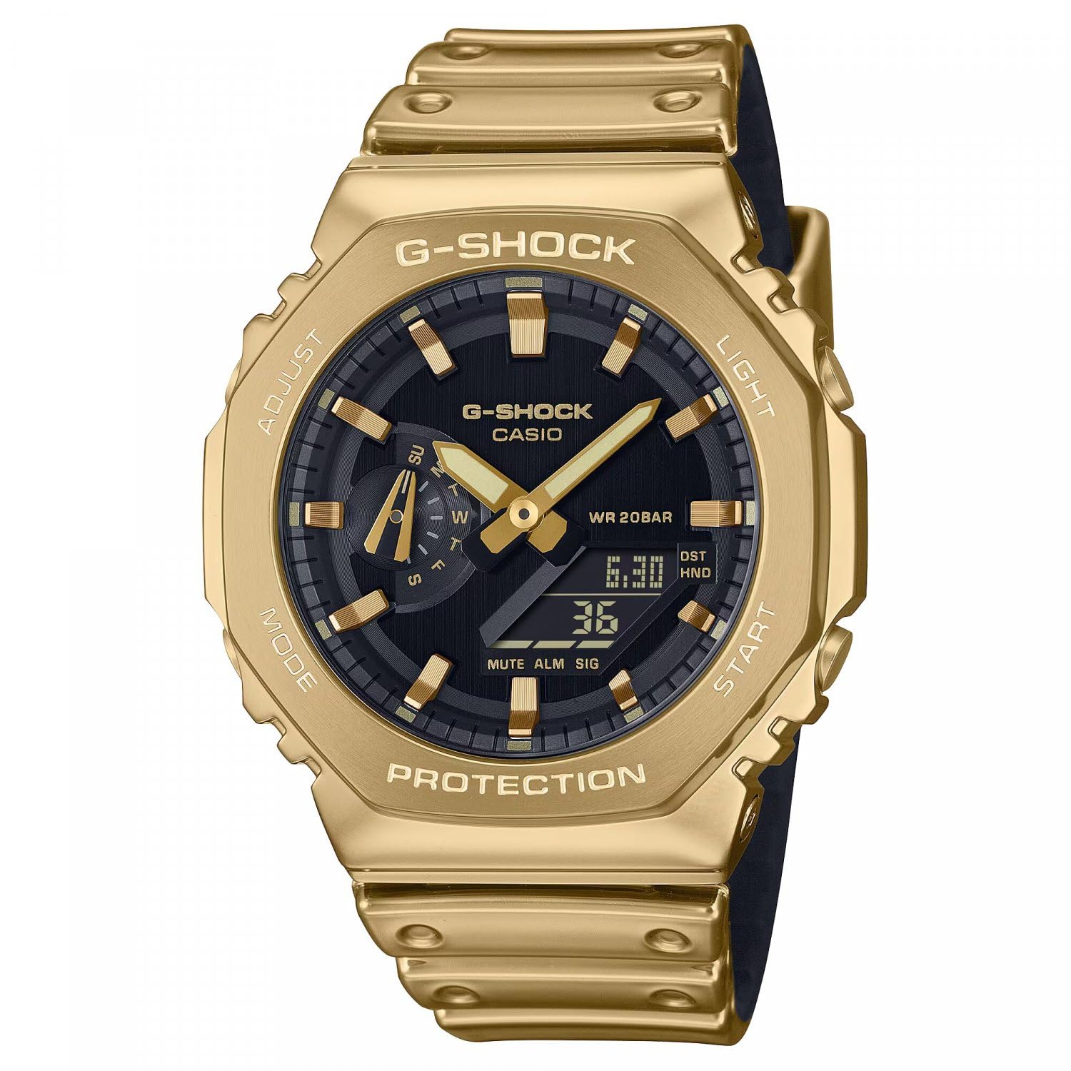 G-Shock Casio Uhr GM-2100YMG-9AER G-Stahl