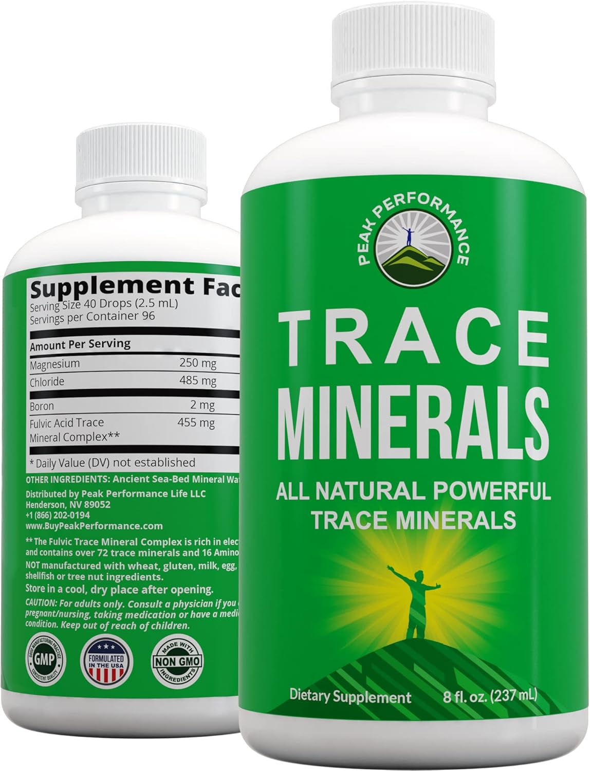 Ultra High Purity Trace Minerals Liquid Drops for Water