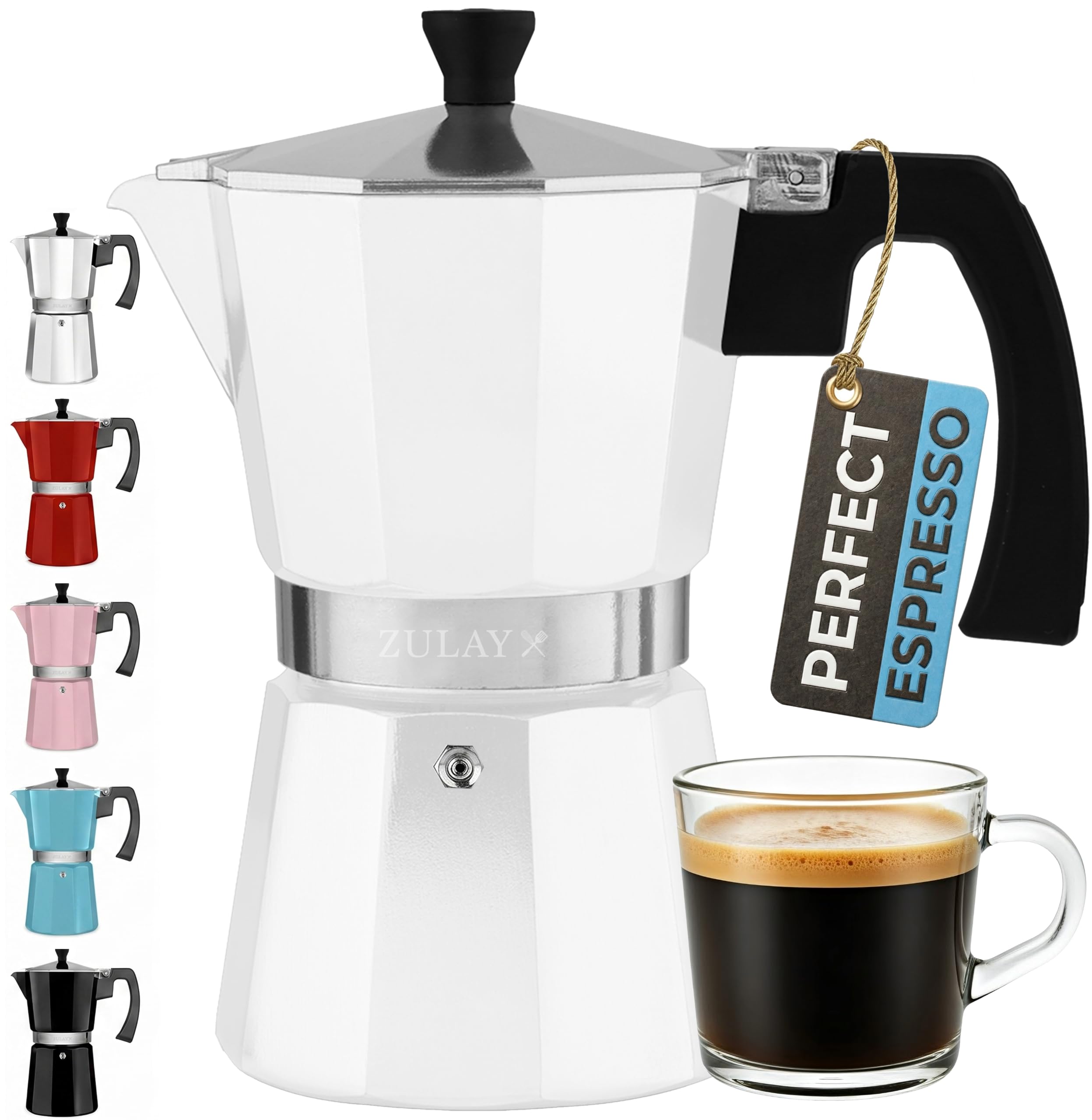 Zulay Moka Pot 12-Cup