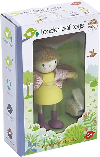 Miniatura 4 de Tender Leaf Toys - The Goodwood Family - Figura de acción de madera muñecas en miniatura - Fomenta el juego divertido creativo e imaginativo para
