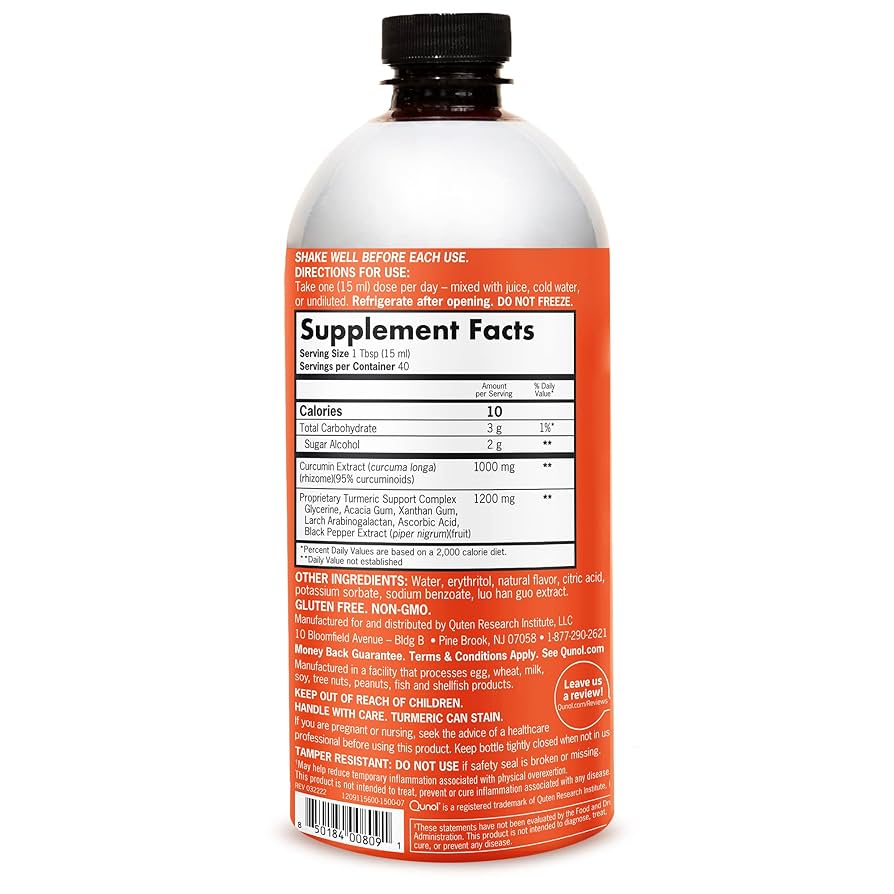 Qunol Turmeric Curcumin 1000mg High Absorption