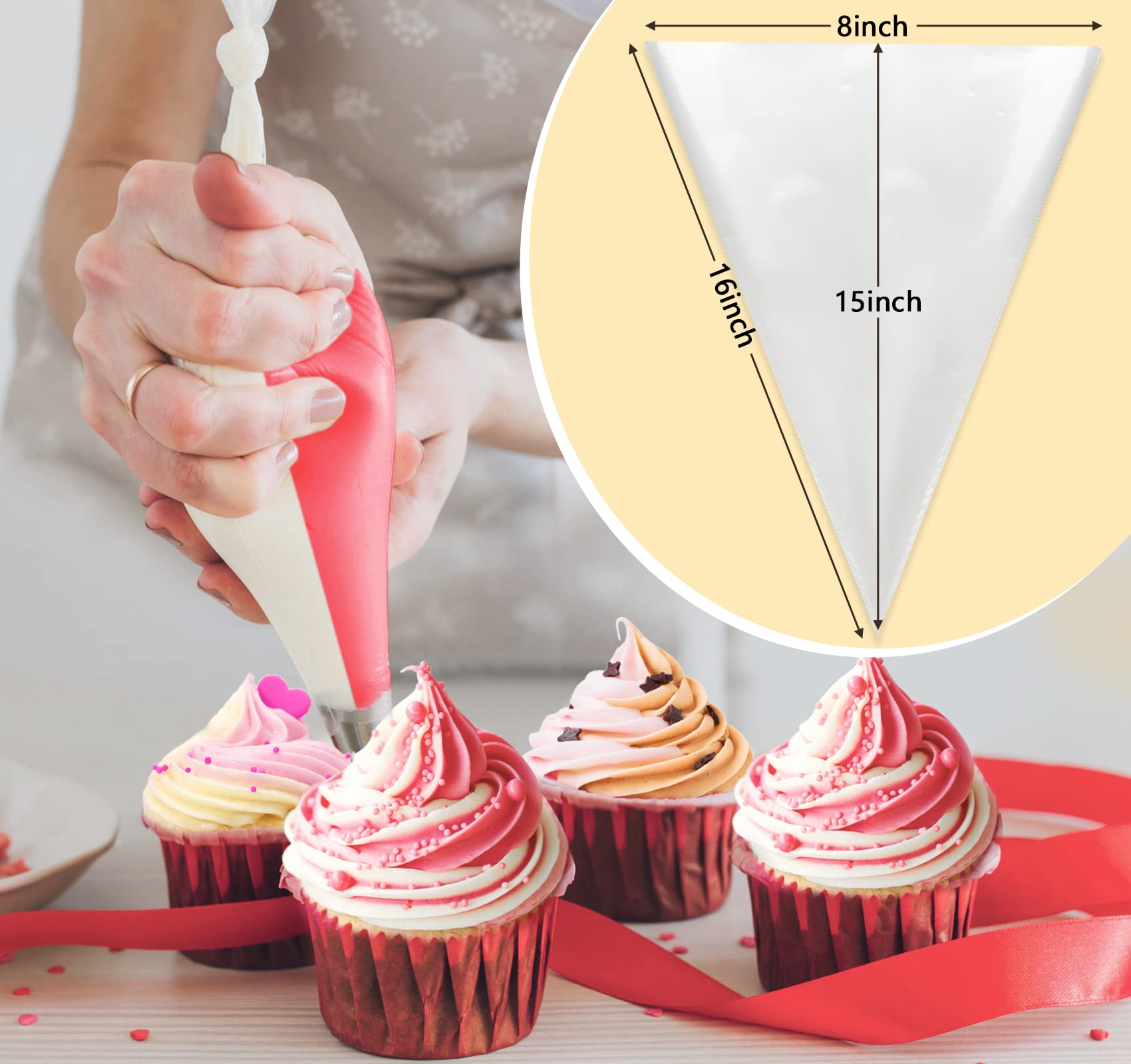 Frosting Handmade Piping Bag Ziploc Bag Piping Bag At Home Pipe