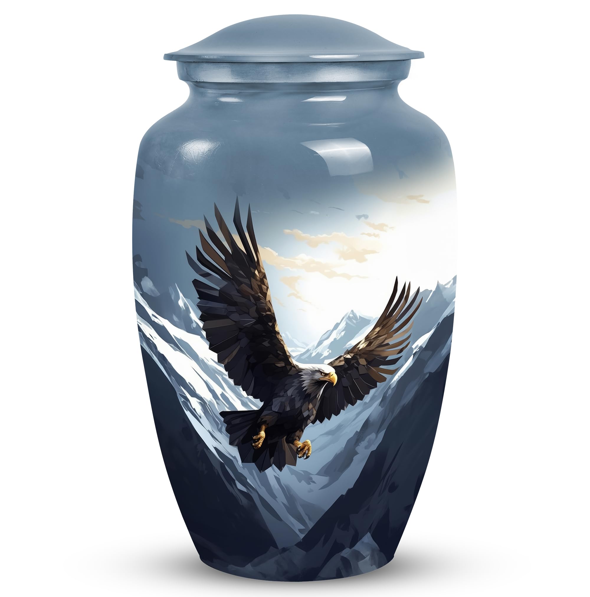 PARUHAS Flying Eagle Cremation Urn for Adult Ashes Male & Female - Burial Urns for Adult Human Ashes - Funeral Decorative Urn - Large Human Remains Memorial Urn for Women