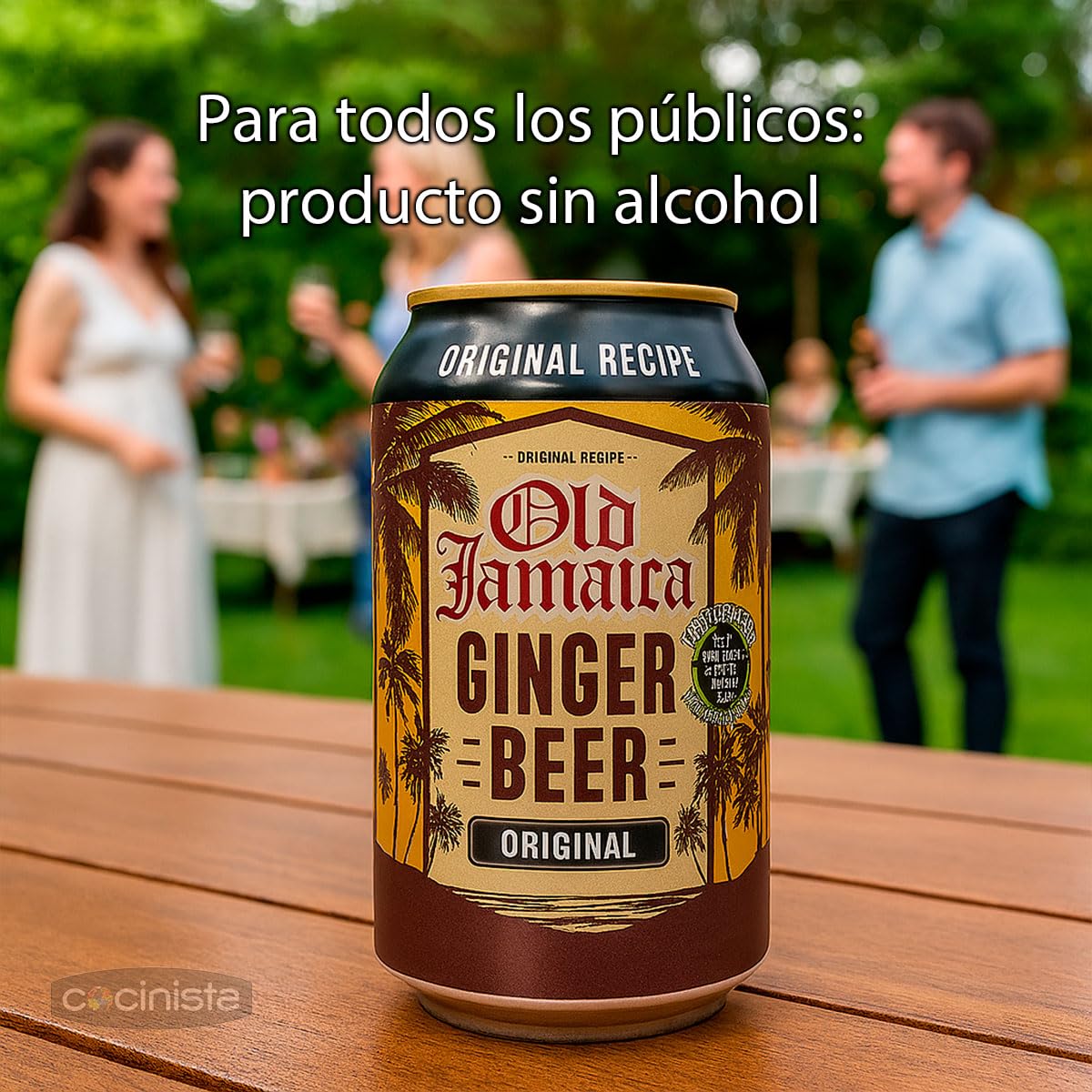 Ginger Beer sin alcohol 33 cl Pack 3 botellas, carbonatada con jengibre de Jamaica