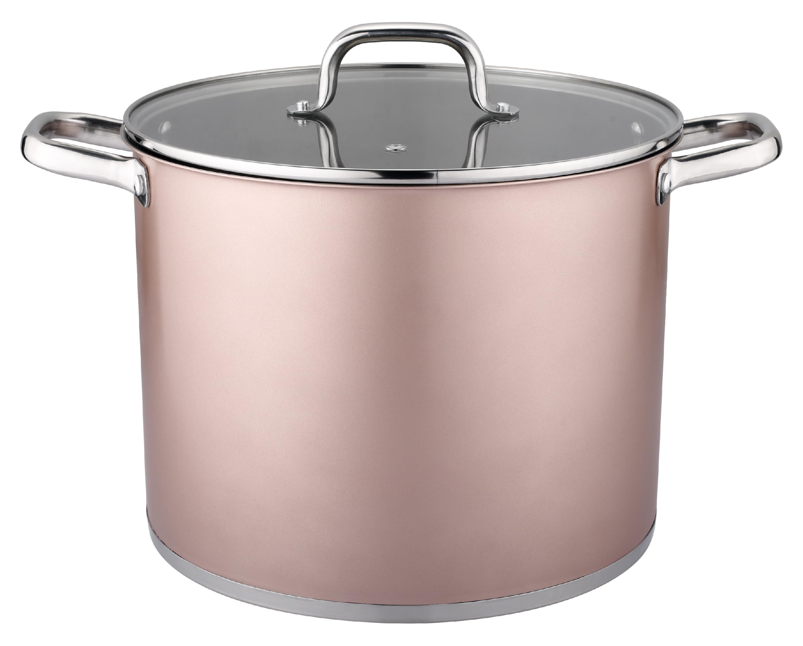 VIER- OLLA INOXIDABLE 28CM diámetro * 22cm altura, interior pulido con escala medidora, capacidad 13,50 Litros (457 Oz) Inducción