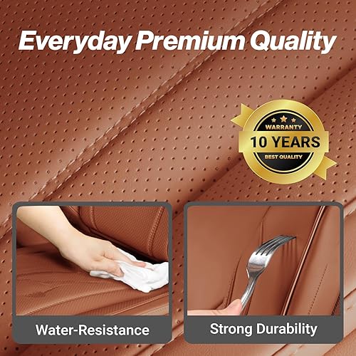 Miniatura 7 de Coverland Fundas de asiento de automóvil personalizadas compatibles con Toyota Solara Convertible 2004-2008, cubierta impermeable de espuma