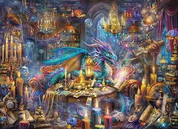 Cobble Hill Family Pieces 350 Puzzle -The Library Keeper - Sample Poster Included