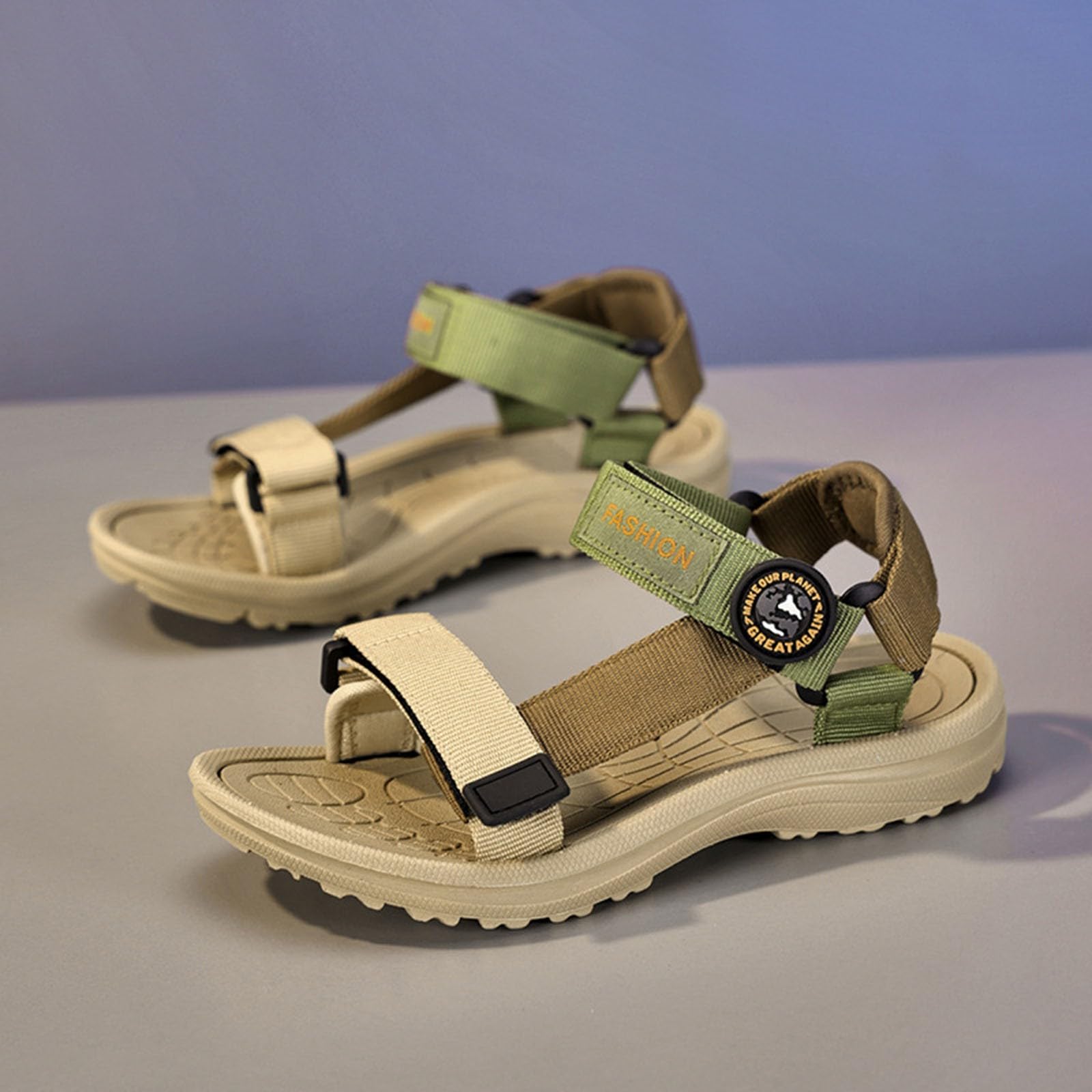 Sandali leggeri per bambini, scarpe estive con suola morbida per esterni e spiaggia, punta aperta per gioco quotidiano