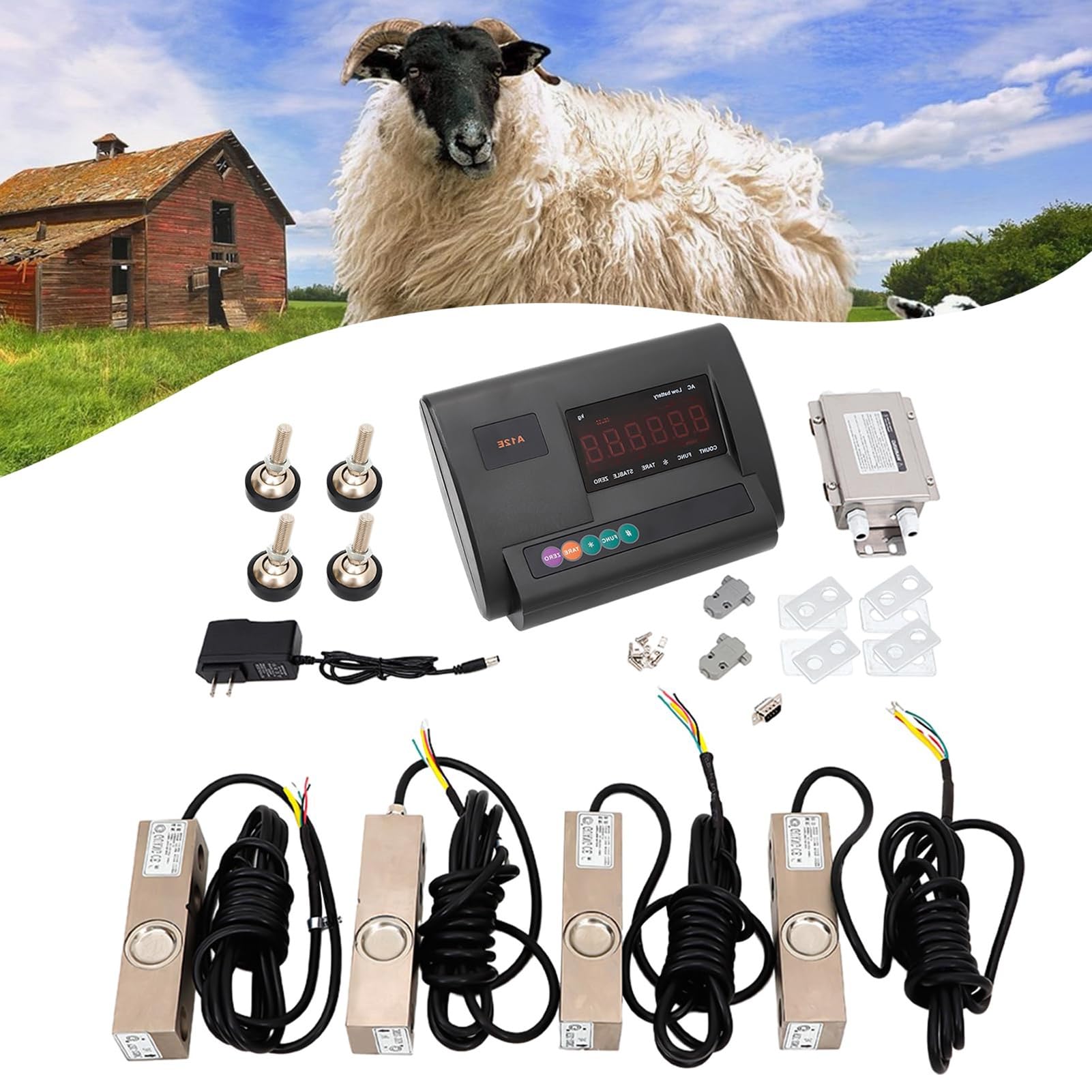 Cellule de charge pour bovins et kit balance électronique bétail