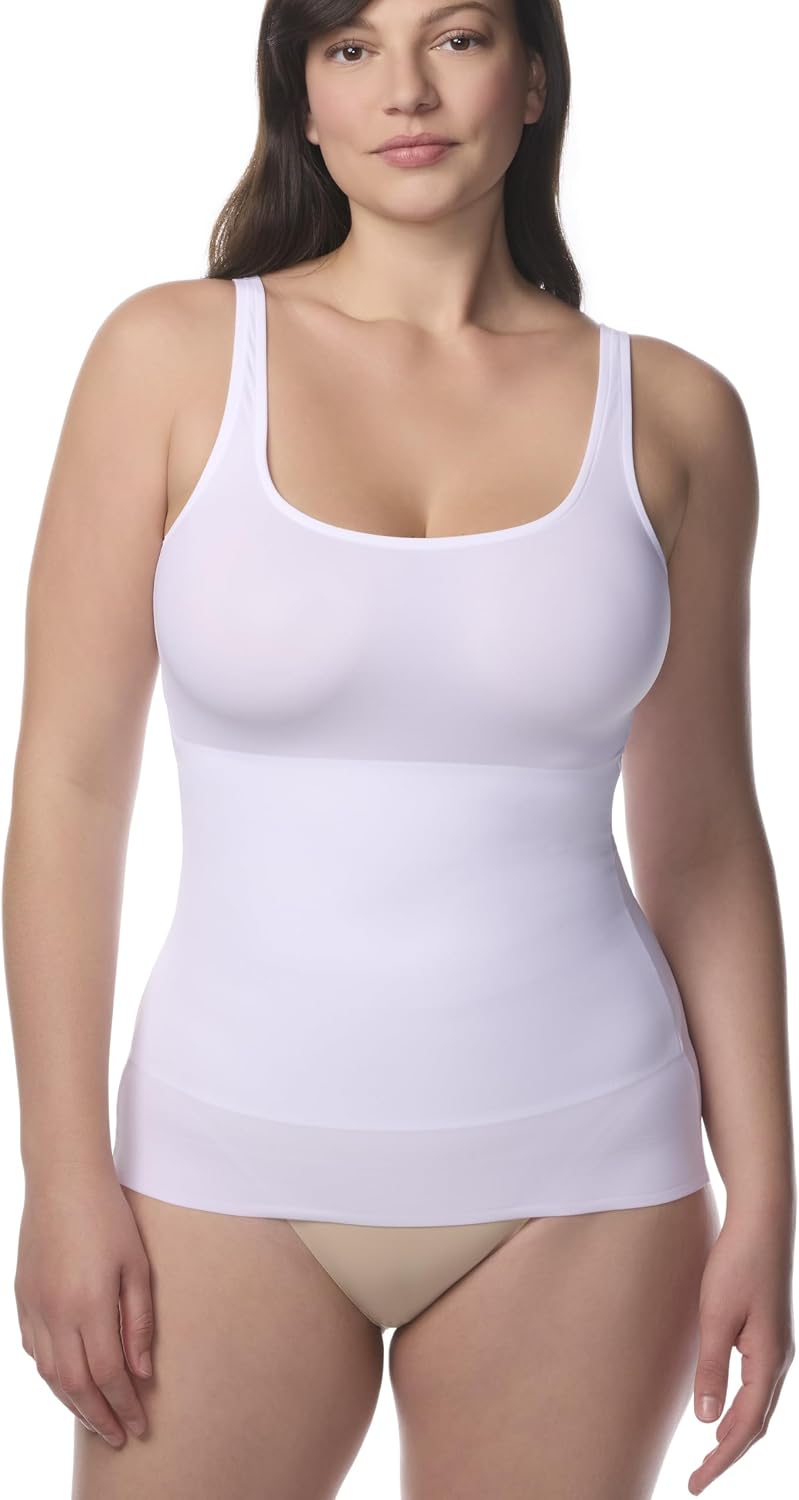 Naomi & Nicole womens No Side Show Waist Shaping Tank Camisole, 7503