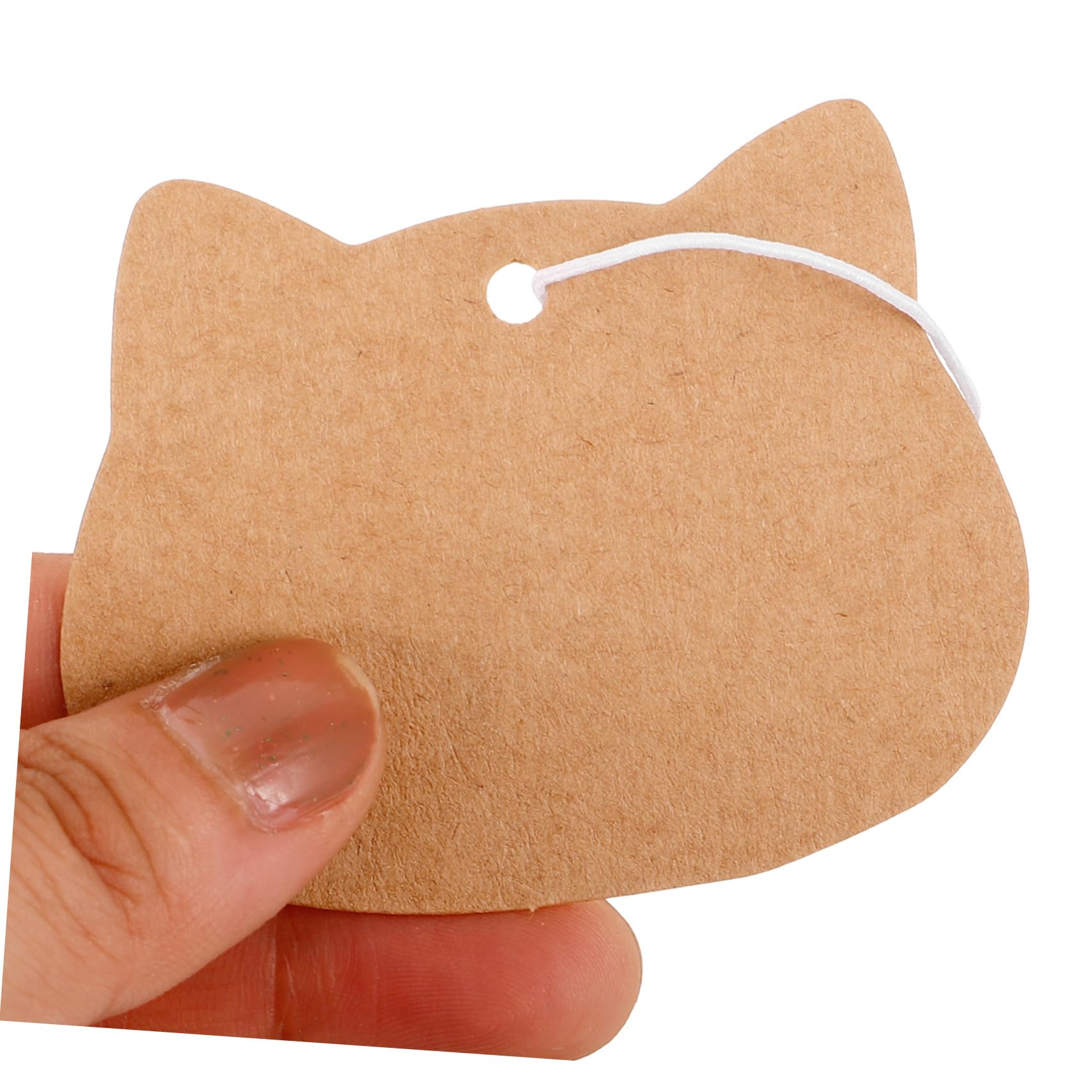 SOLUSTRE 300stücke Beschreibbare Preisschilder Kraftpapier Mit Elastischen Schnüren Für Kleidung Und -projekte Langlebige Weiße Etiketten Für Verschiedene Anlässe