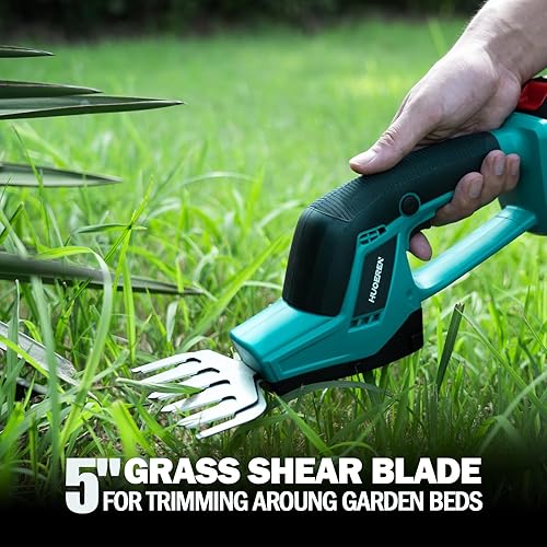 Miniatura 6 de Cortasetos inalámbrico para Makita 18V batería eléctrica Bush Trimmer  Cizalla de césped y cortasetos en uno (batería y cargador no incluidos)