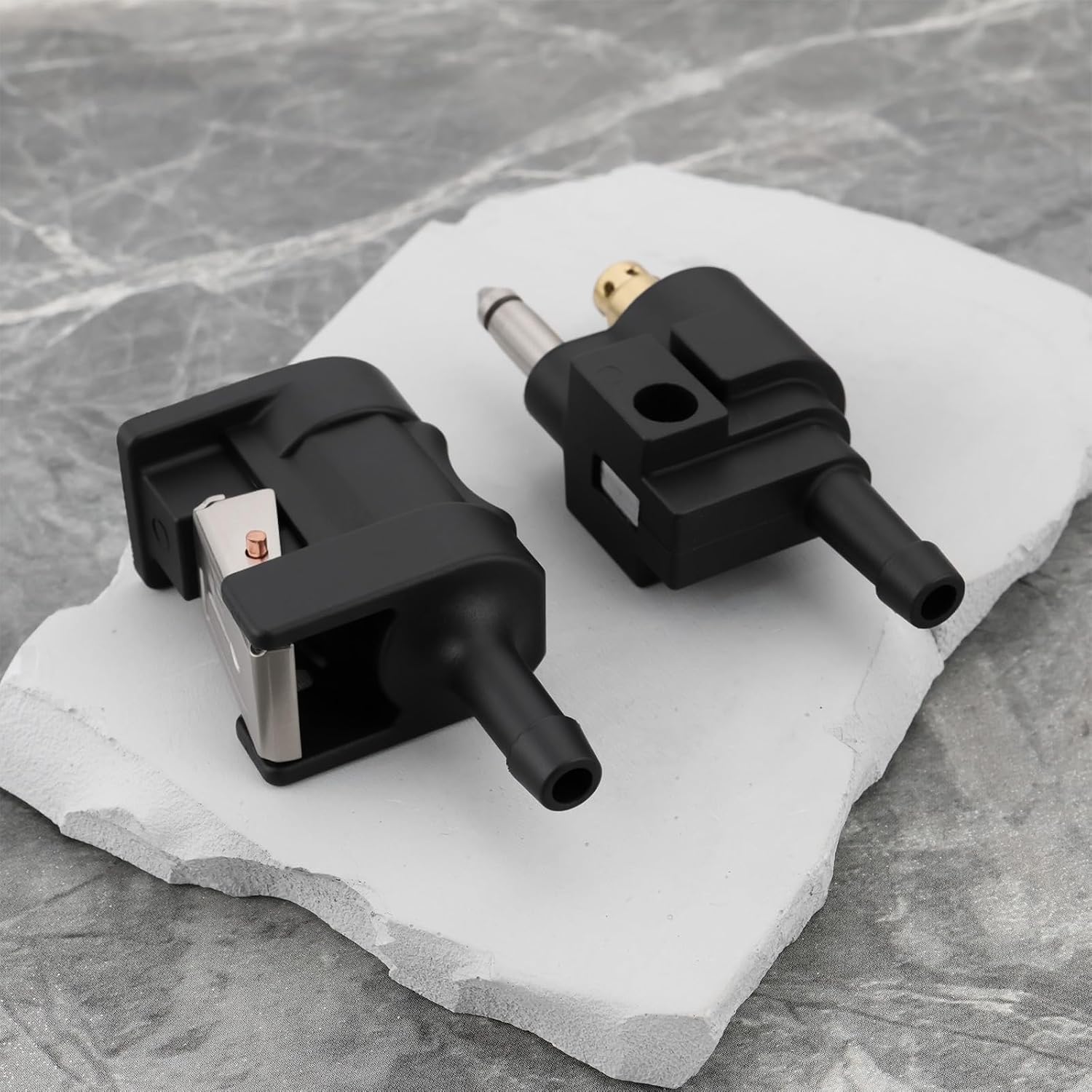 1/4 Inches 6mm Barb Male Female Fuel Line Quick Connector Compatible with Yamaha Outboard Motor